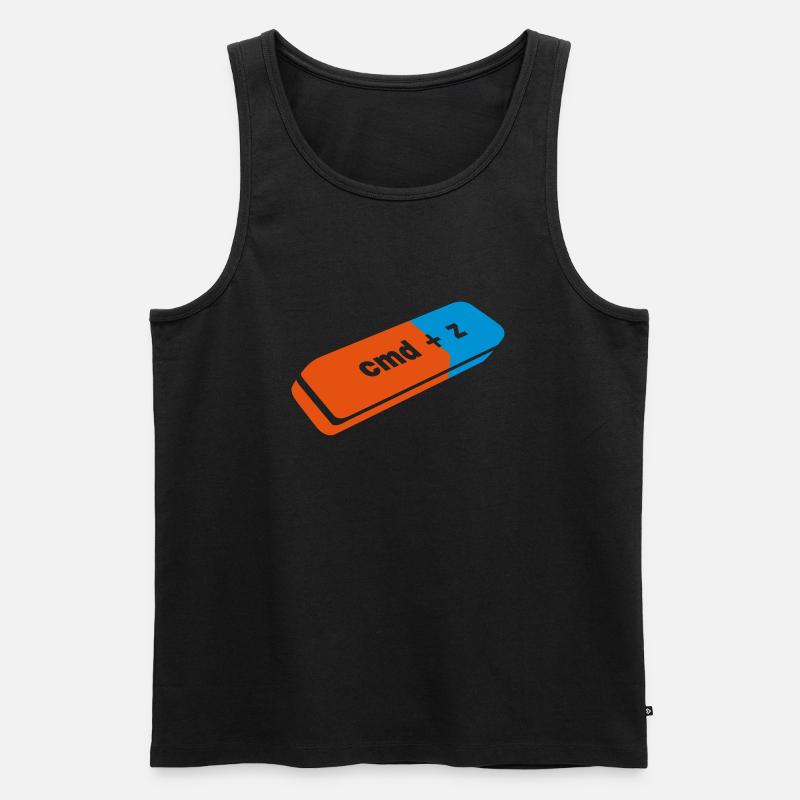 ratzer apfel - Männer Premium Bio Tank Top - Schwarz