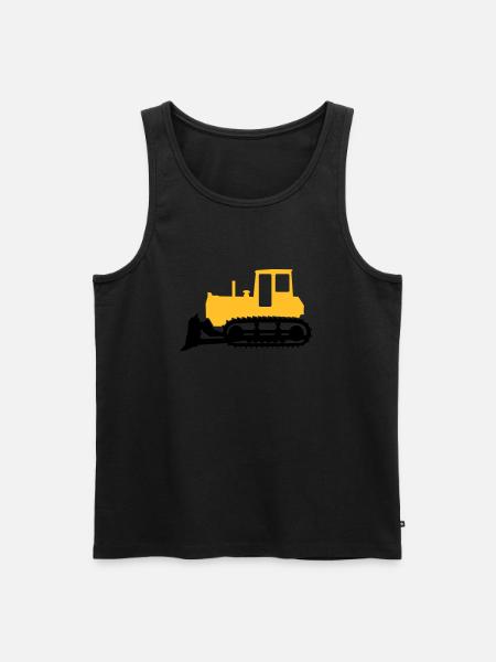Bulldozer - Débardeur bio Premium Homme - noir