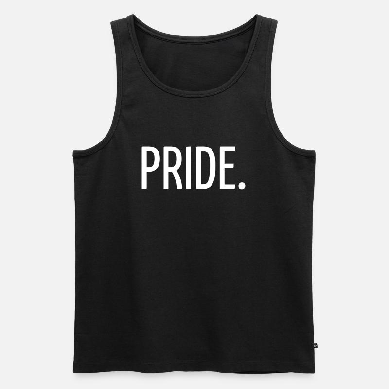 Stolz - Männer Premium Bio Tank Top - Schwarz
