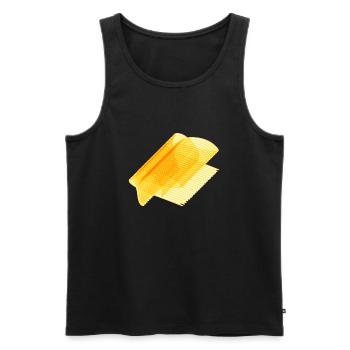 Guess what it is - Männer Premium Bio Tank Top - Schwarz - Vorne - Michal (187cm)