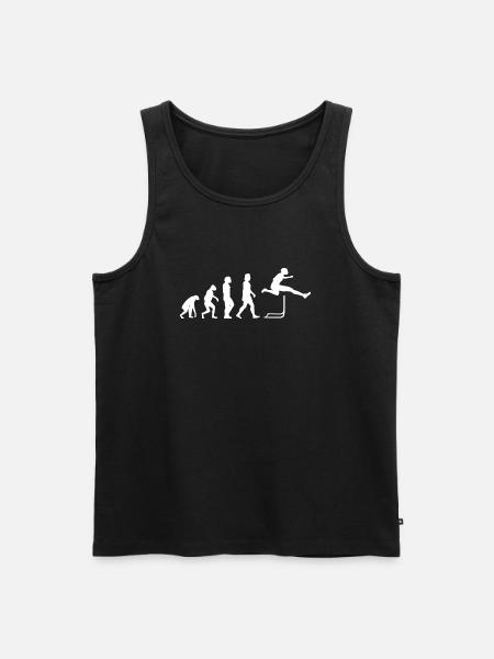 Hurdling Athletics Gift Hurdler - Men's Premium Organic Tank Top - black
