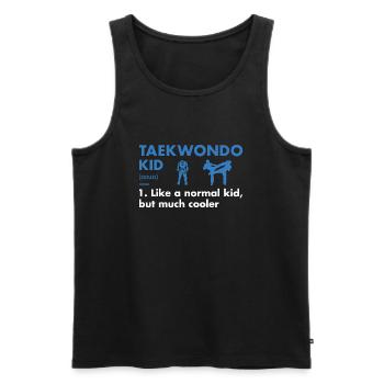 Sport Kid Définition Taekwondo - Débardeur bio Premium Homme - noir - Devant - Michal (187cm)