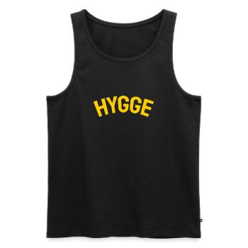 Hygge Scandinavian Lifestyle - Männer Premium Bio Tank Top - Schwarz - Vorne - Michal (187cm)