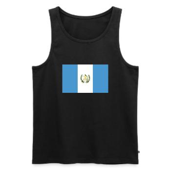 Guatemala - Men's Premium Organic Tank Top - black - Front - AI Model Male 178 light (178cm)