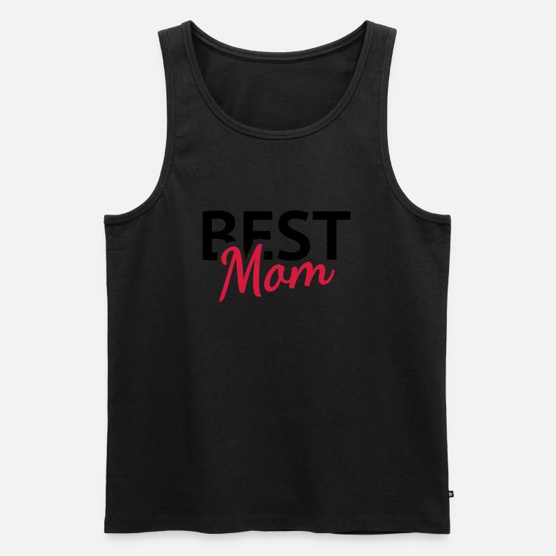 Best Mom - Mutter - Männer Premium Bio Tank Top - Schwarz