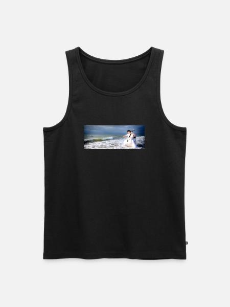 Water music - Men's Premium Organic Tank Top - black
