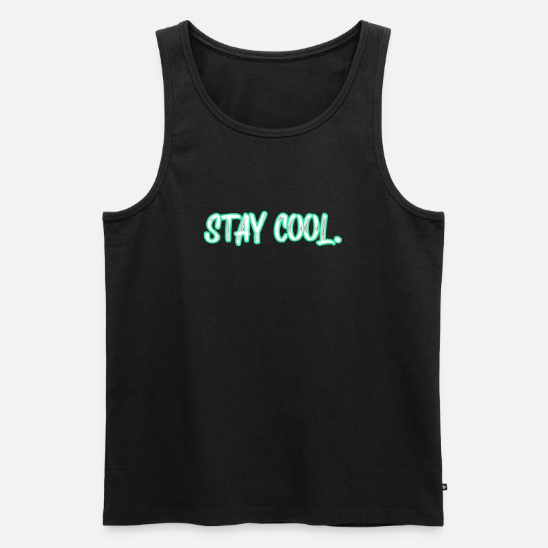 stay cool - Männer Premium Bio Tank Top - Schwarz