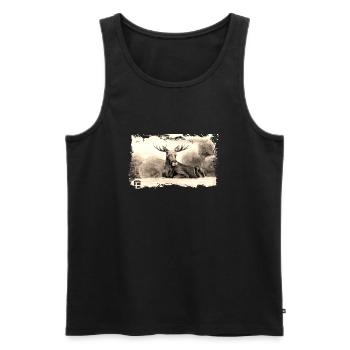 Sweden Sweden Scandinavia Nordic Viking Europe - Men's Premium Organic Tank Top - black - Front - Michal (187cm)