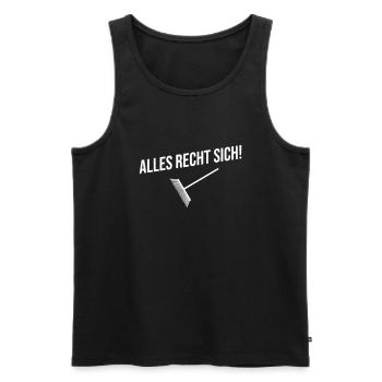 Alles recht sich - Männer Premium Bio Tank Top - Schwarz - Vorne - Michal (187cm)