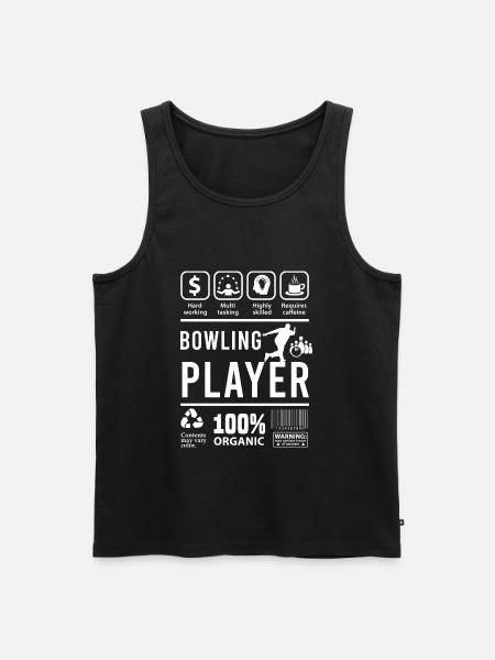 BOWLING Multi Tasking - Men's Premium Organic Tank Top - black