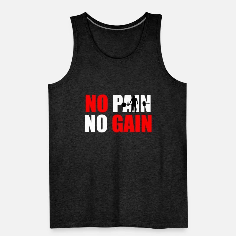 Pas de douleur pas de gain devis Débardeur bio Premium Homme