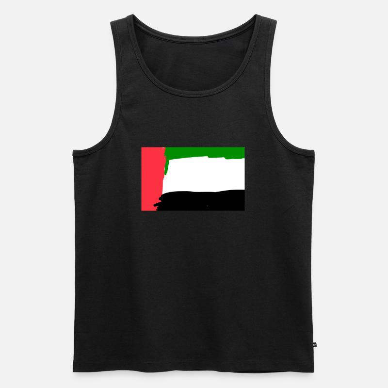 UAE - Männer Premium Bio Tank Top - Schwarz