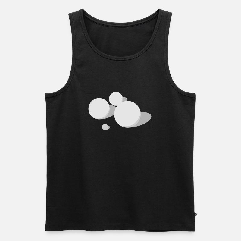 Boule - Männer Premium Bio Tank Top - Schwarz