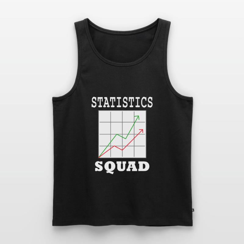 Statistics Analyst Data Manager Statistician Men's Premium Organic Tank Top