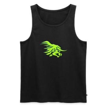 Tattoo Tattoo Tribal Tattoos Körperkunst Farbe - Männer Premium Bio Tank Top - Schwarz - Vorne - AI Model Male 178 light (178cm)