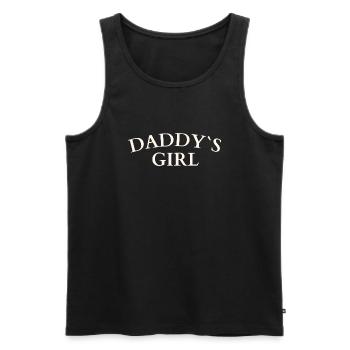 Daddy`s Girl - Männer Premium Bio Tank Top - Schwarz - Vorne - Michal (187cm)