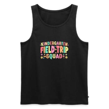 Kindergarten Field Trip Squad - Men's Premium Organic Tank Top - black - Front - Michal (187cm)