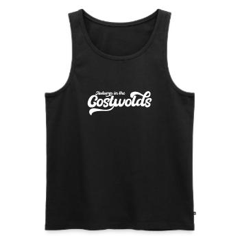 Autumn In The Costwolds - Men's Premium Organic Tank Top - black - Front - Michal (187cm)