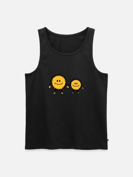 monsters - Men's Premium Organic Tank Top - black