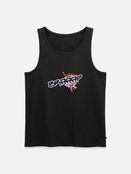 Braaap Machine - Männer Premium Bio Tank Top - Schwarz