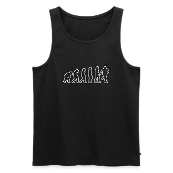 Fußballdesign Fußballmannschaft Fußballspieler - Männer Premium Bio Tank Top - Schwarz - Vorne - AI Model Male 178 light (178cm)