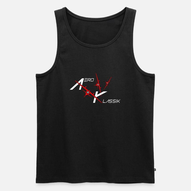 AERO RICHARD - Männer Premium Bio Tank Top - Schwarz