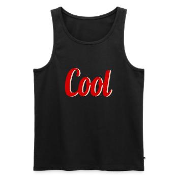 Kühl - Männer Premium Bio Tank Top - Schwarz - Vorne - Michal (187cm)