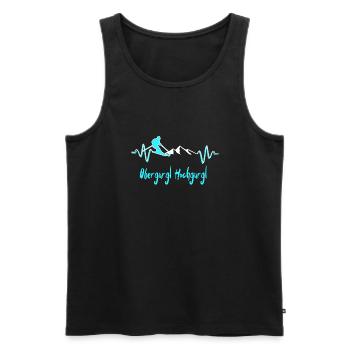 Skifahren Obergurgl Hochgurgl - Männer Premium Bio Tank Top - Schwarz - Vorne - Michal (187cm)