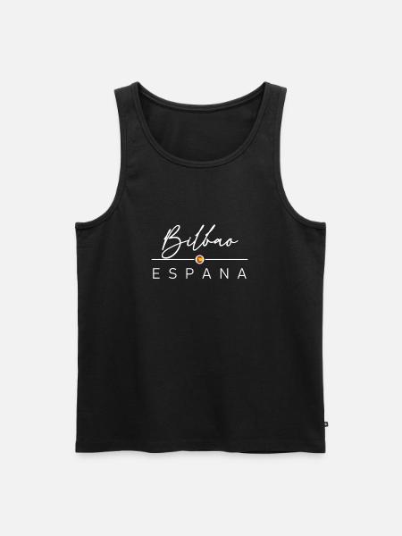 Spain - Bilbao - Spain - España - Men's Premium Organic Tank Top - black