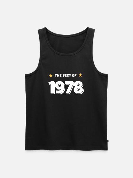 Best of 1978 - Men's Premium Organic Tank Top - black
