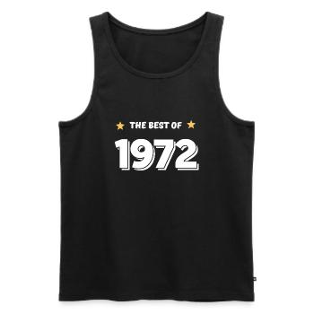 Best of 1972 - Débardeur bio Premium Homme - noir - Devant - Michal (187cm)