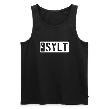 Sylt Insel Urlaub - Männer Premium Bio Tank Top - Schwarz - Vorne - Michal (187cm)