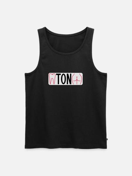 citation dans ton cul - Débardeur bio Premium Homme - noir