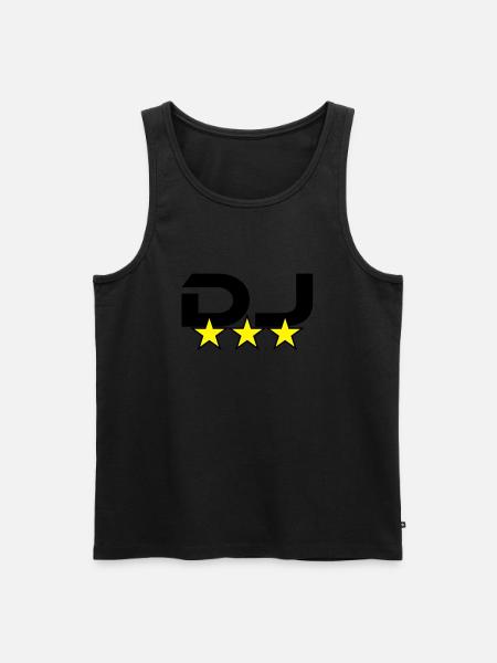 DJ *** - Débardeur bio Premium Homme - noir