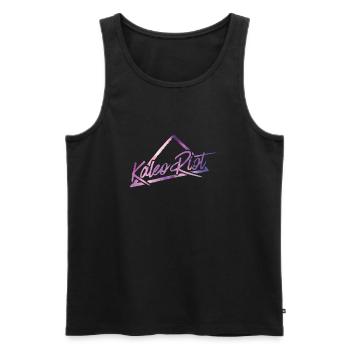 Kaleo Riot merchandise (Kein Hintergrund) - Männer Premium Bio Tank Top - Schwarz - Vorne - AI Model Male 178 light (178cm)