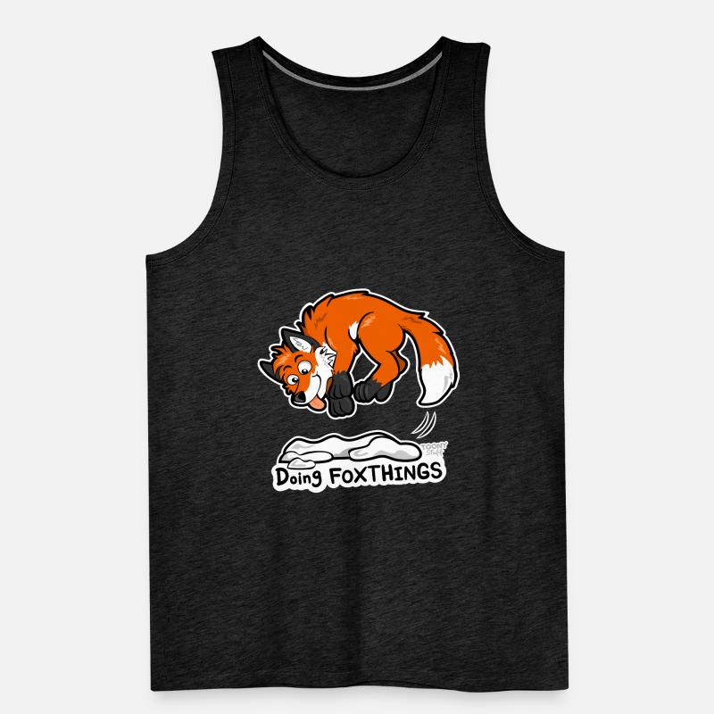 Rotfuchs Doing Foxthings Männer Premium Bio Tank Top