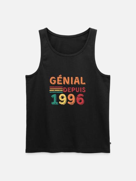 Großartig seit 1996 - Männer Premium Bio Tank Top - Schwarz