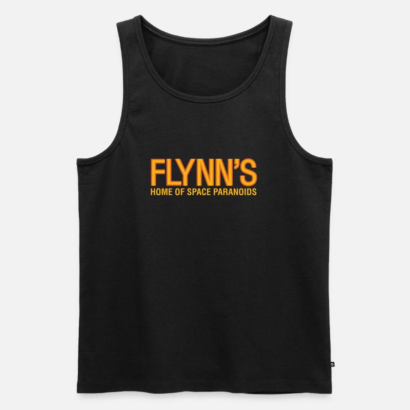Flynn’s - Männer Premium Bio Tank Top - Schwarz