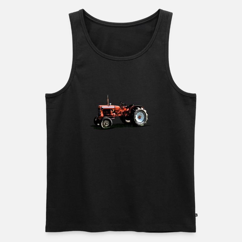Traktor - Männer Premium Bio Tank Top - Schwarz