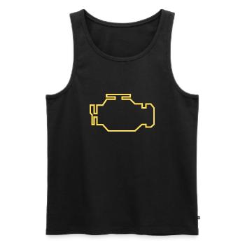Mécanicien de tournevis moteur Mécanicien Mécanicien Mécatronique - Débardeur bio Premium Homme - noir - Devant - Michal (187cm)
