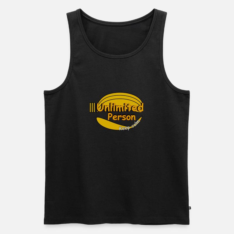 Keep calm - Männer Premium Bio Tank Top - Schwarz