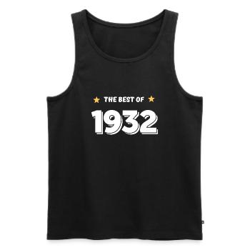 Best of 1932 - Débardeur bio Premium Homme - noir - Devant - Michal (187cm)