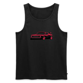 Rennauto Sportwagen Tuning Car - Männer Premium Bio Tank Top - Schwarz - Vorne - AI Model Male 178 light (178cm)