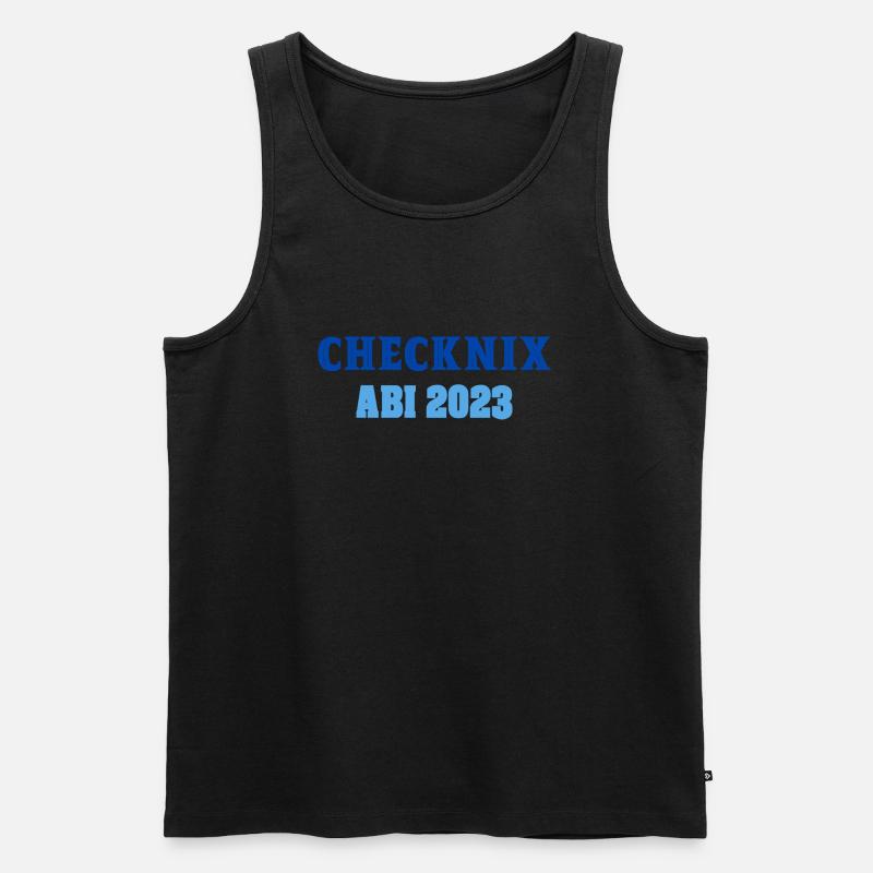 Checknix ABI 2023 - Männer Premium Bio Tank Top - Schwarz