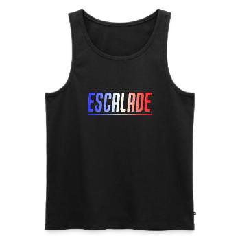 ESCALADE CADEAU SPORT FRANCE - Débardeur bio Premium Homme - noir - Devant - Michal (187cm)