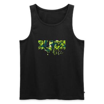 Dubrovnik croatie hrvatska zrce beach party exyu - Débardeur bio Premium Homme - noir - Devant - Michal (187cm)