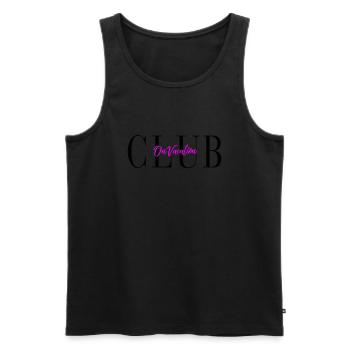 Club on vacation - Men's Premium Organic Tank Top - black - Front - Michal (187cm)