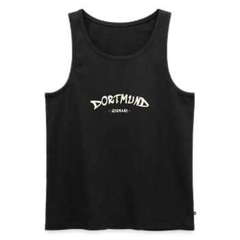 Dortmund Germany Deutschland - Nordrhein-Westfalen - Männer Premium Bio Tank Top - Schwarz - Vorne - Michal (187cm)