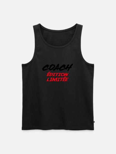 COACH Limited Edition - Men's Premium Organic Tank Top - black