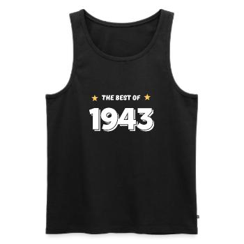 Das Beste von 1943 - Männer Premium Bio Tank Top - Schwarz - Vorne - Michal (187cm)